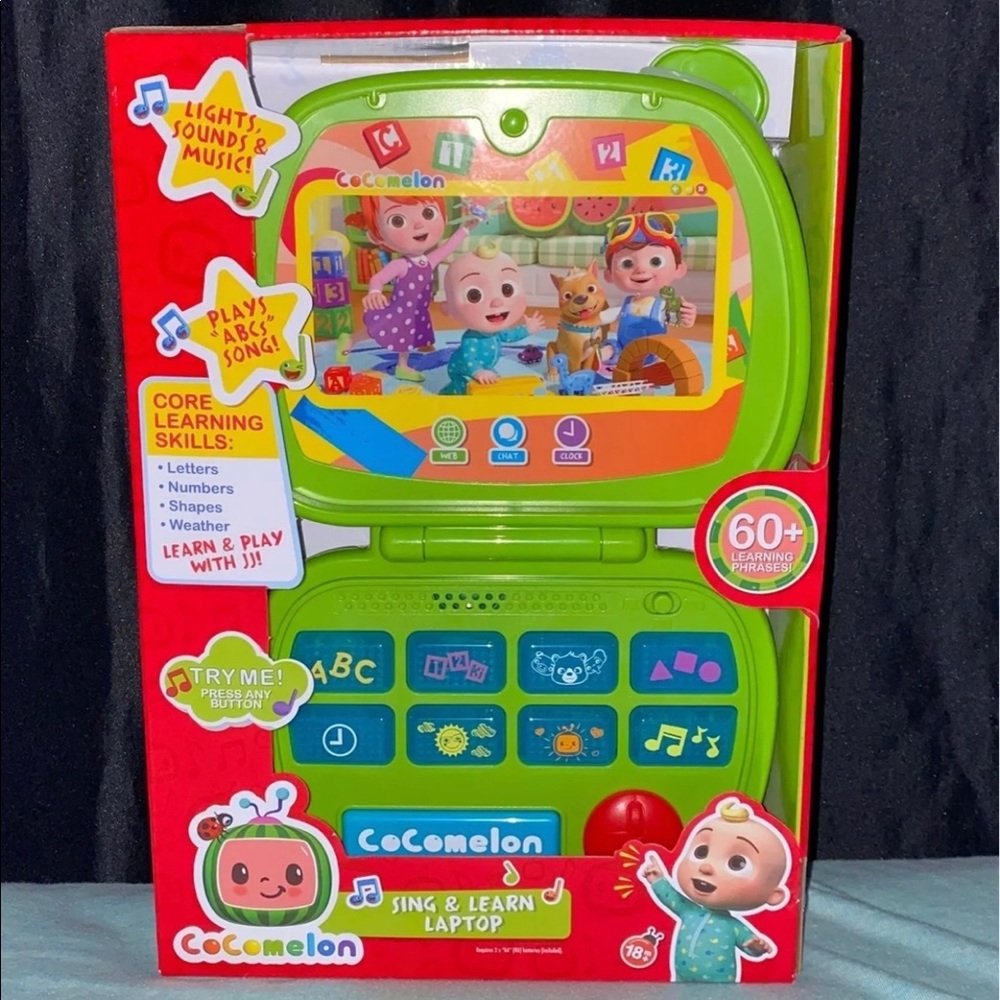 Cocomelon sing & learn laptop